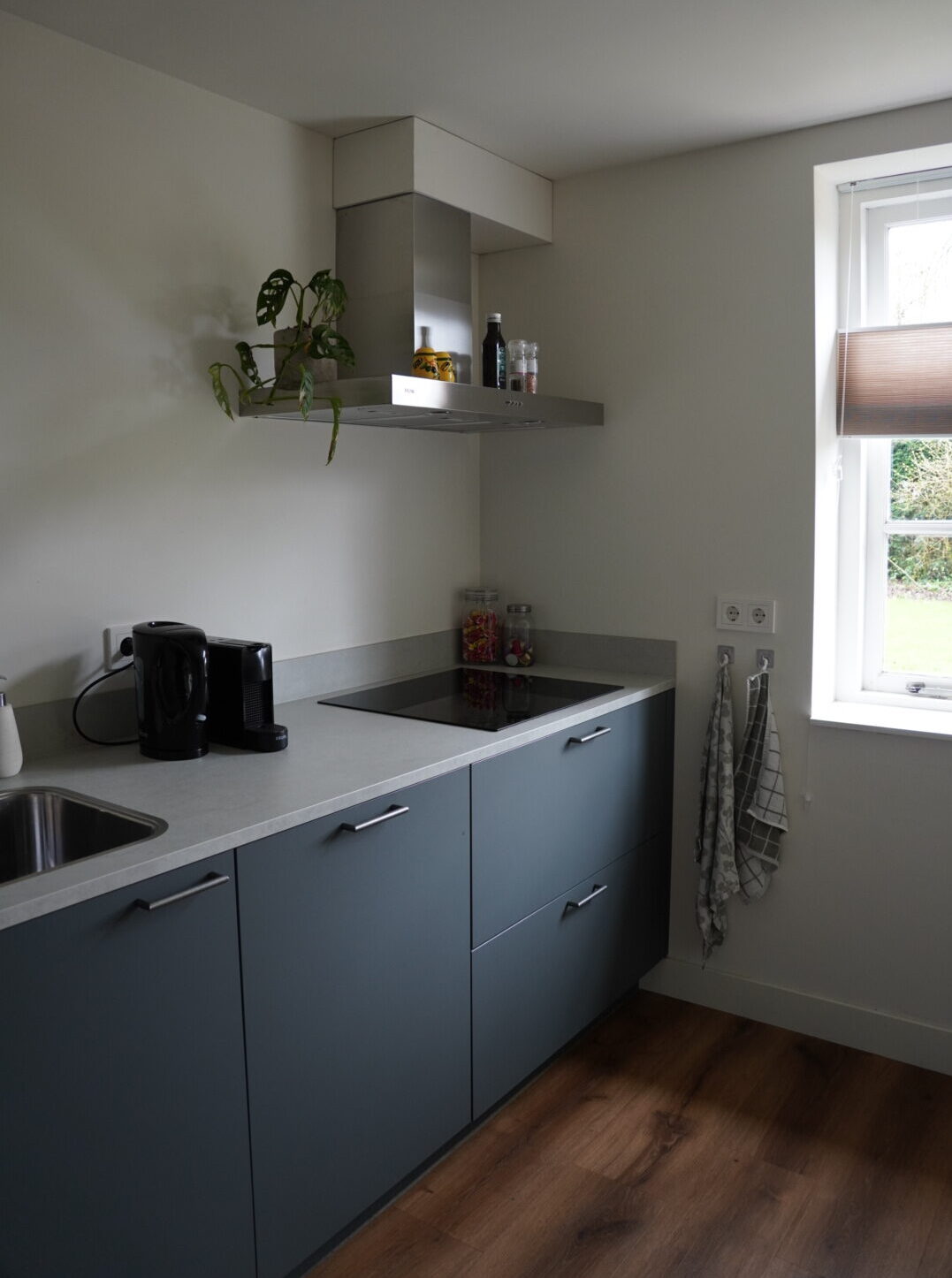 keuken natuurhuisje laanzicht ophemelt